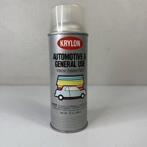 Vintage 70s 80s Krylon Spray Paint USA Automotive Car Clear Graffiti Bicycle